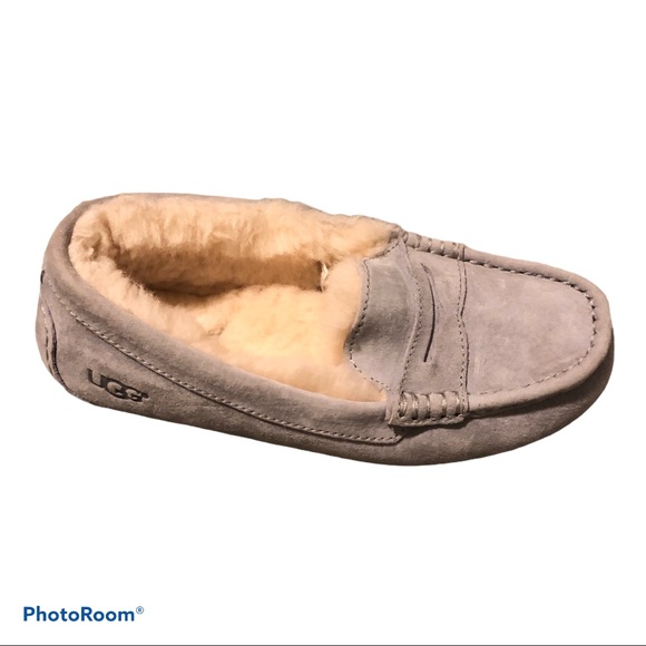 gray ugg moccasins